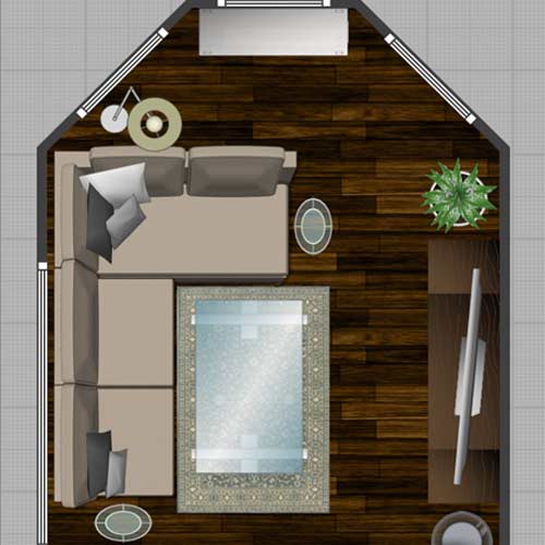 Create rooms of any shape and size